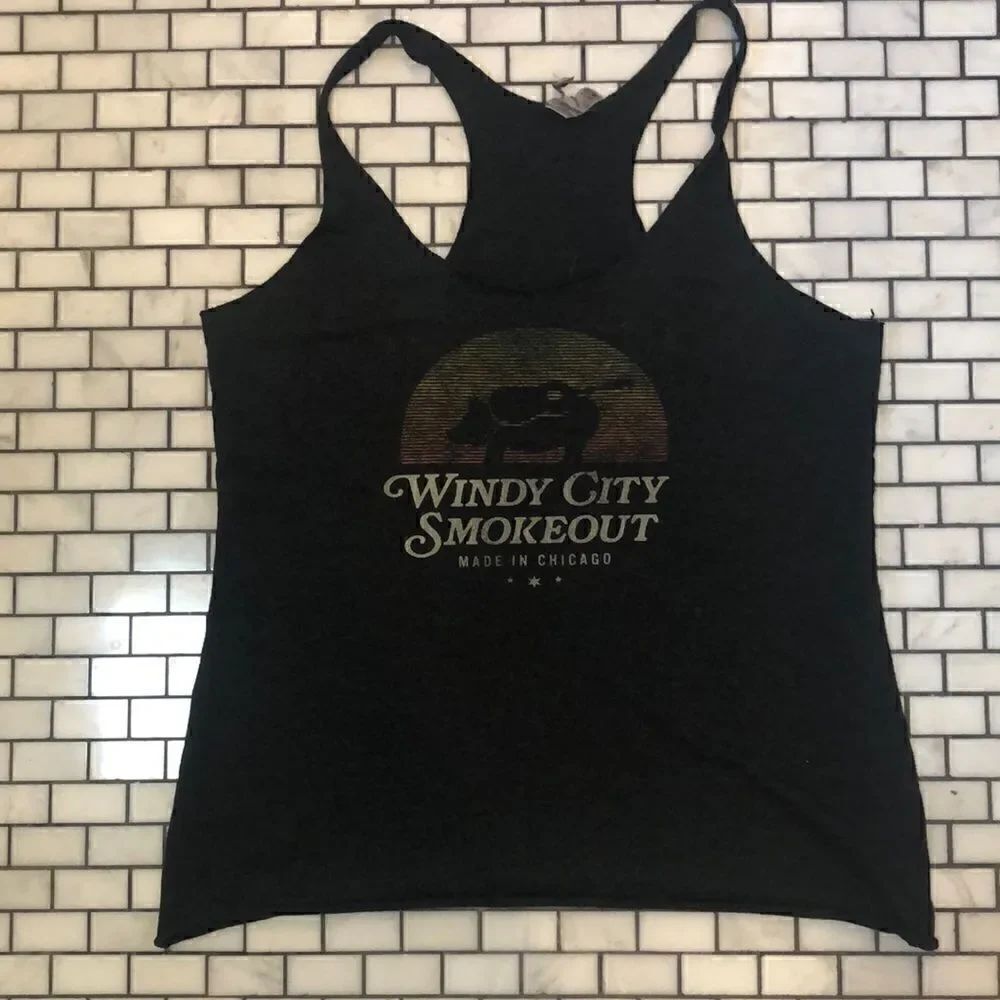 Windy City Smokeout Chicago racerback tank from concert event